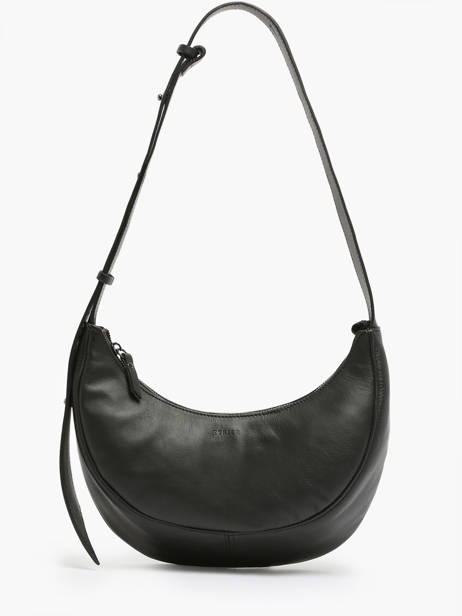 Sac Bandoulière Sosoomao Cuir Etrier Noir sosoomao ECSO057M