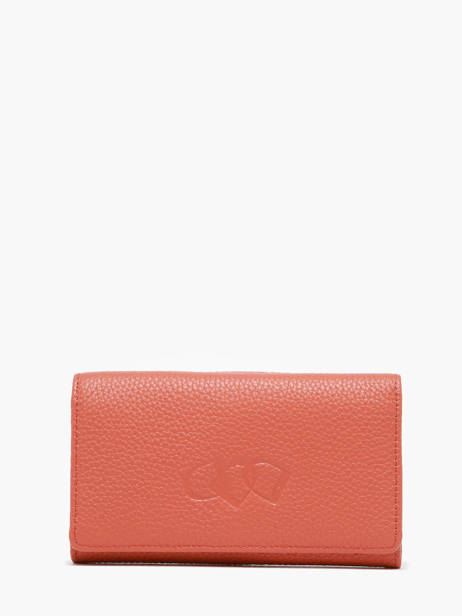 Compact Leather Ecuyer Wallet Etrier Orange ecuyer EECU95 other view 1