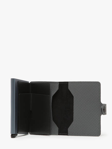 Card Holder Leather Secrid Gray carbon MCA other view 2