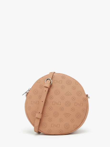 Round Leather Dora Luxury Crossbody Bag Nathan baume Brown luxury 31LP