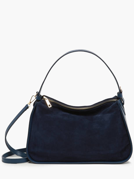 Velvet Leather Mirage Shoulder Bag Milano Blue mirage velvet MV23111