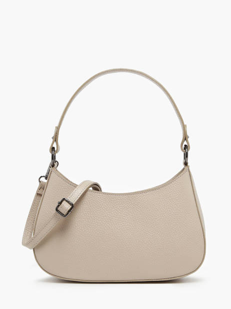 Leather Caviar Shoulder Bag Milano Beige caviar CA23120