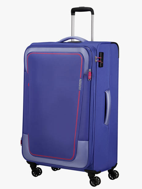 Softside Luggage Pulsonic American tourister Blue pulsonic 146518 other view 3