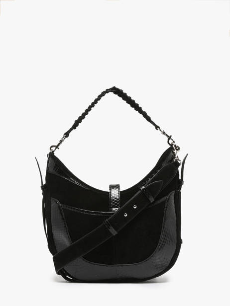 Shoulder Bag Luna Leather Great by sandie Black luna SNA other view 4