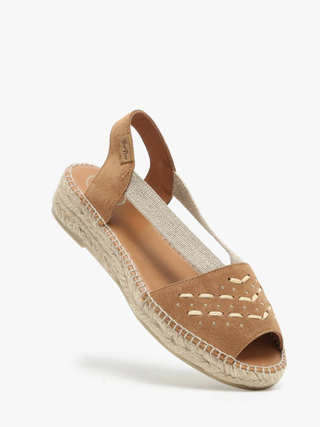 Espadrilles In Leather Toni pons Brown women EDITH other view 1