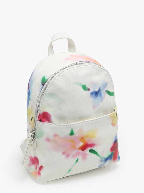 Backpack Desigual White liquid flower 24SAKP14 other view 2