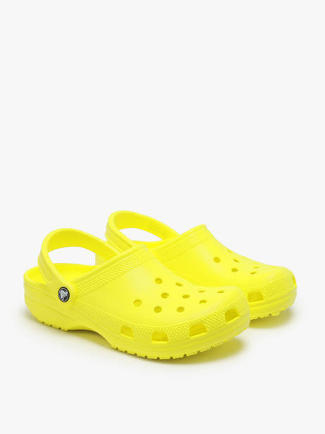 Mules Classic Bone Crocs Jaune unisex 10001 vue secondaire 1