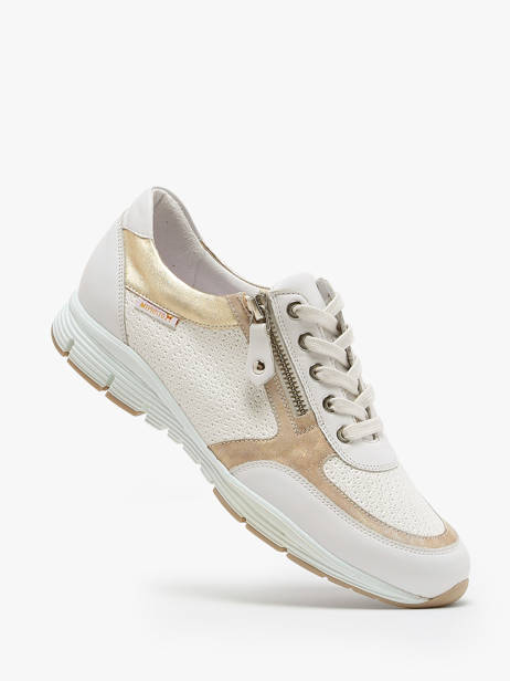Sneakers In Leather Mephisto White women P5144649 other view 1