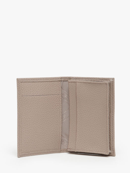 Longchamp Le foulonné Bill case / card case Beige