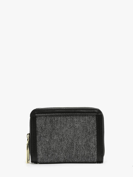 Coin Purse With Card Holder Miniprix Black jean 78SM2603