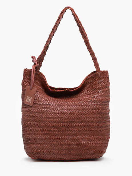 Sac Porté épaule Heritage Cuir Biba Marron heritage RUB1L