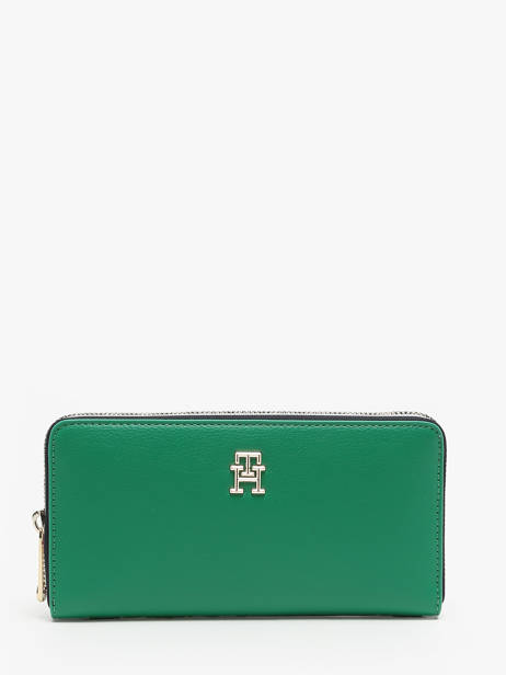 Portefeuille Tommy hilfiger Vert th essential AW16094