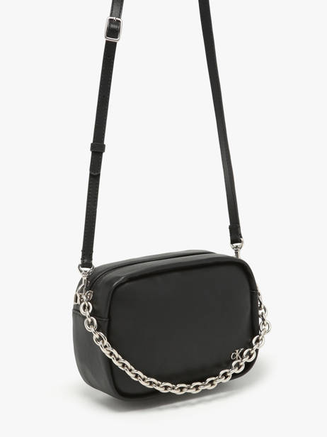 Shoulder Bag Monochain Recycled Polyester Calvin klein jeans Black monochain K611949 other view 2