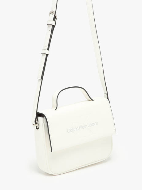 Shoulder Bag Sculpted Calvin klein jeans White sculpted K610829 other view 2