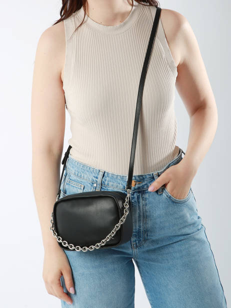 Sac Bandoulière Monochain Polyester Recyclé Calvin klein jeans Noir monochain K611949 vue secondaire 1