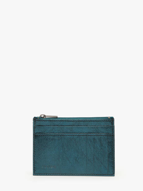 Card Holder Etincelle Irisée Leather Etrier Blue etincelle irisee EETI5004