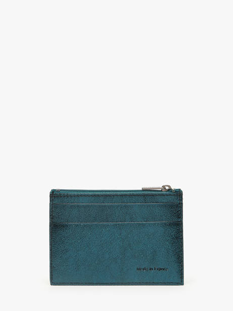 Card Holder Etincelle Irisée Leather Etrier Blue etincelle irisee EETI5004 other view 2
