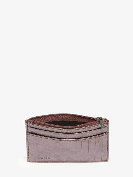 Porte-cartes Etincelle Irisée Cuir Etrier Argent etincelle irisee EETI5004 vue secondaire 1