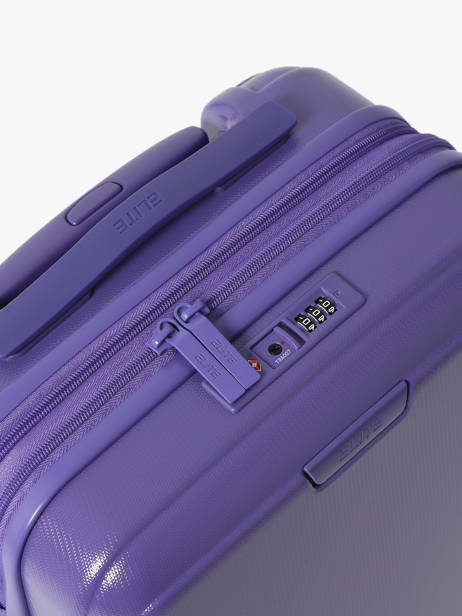 Valise Cabine 55x35x20-25cm Elite Violet pure bright E2121B vue secondaire 1