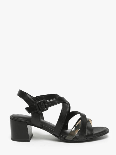 Heeled Sandals In Leather Tamaris Black women 42