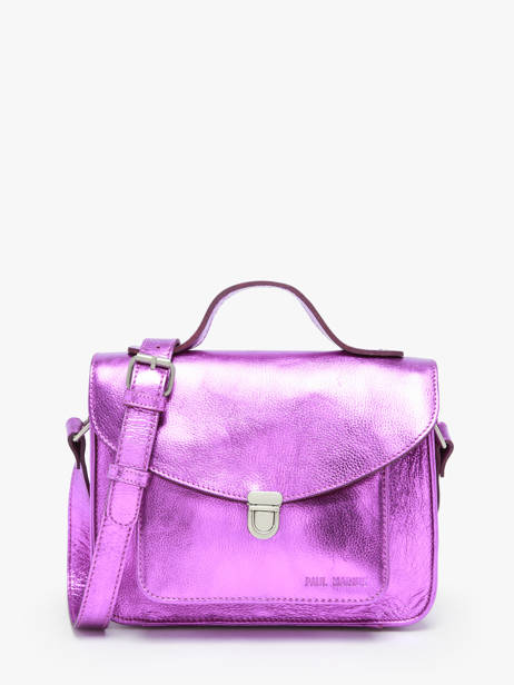 Leather Melle George Bonbon Crossbody Bag Paul marius Pink bonbon GEORGBON