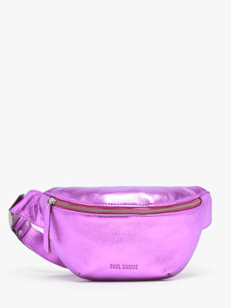 Leather Bonbon Belt Bag Paul marius Pink bonbon BANANBON