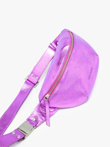 Leather Bonbon Belt Bag Paul marius Pink bonbon BANANBON other view 2