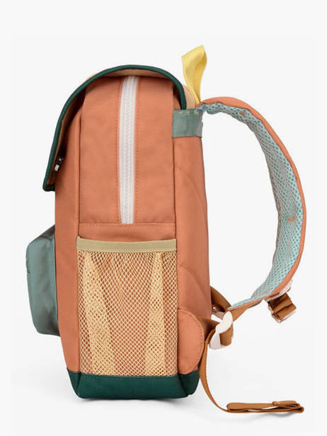 Backpack Hello hossy Brown cool kids M6 other view 2