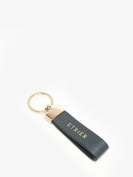 Keychain Tradition Leather Etrier Blue tradition ETRA403M other view 1