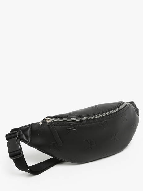 Sac Banane Calvin klein jeans Noir monogram soft K512015 vue secondaire 2