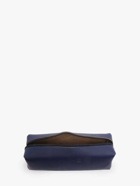Pouch Leather Own stuff Blue pen bag OS020 other view 1