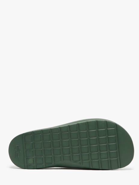 Claquettes Lacoste Vert men 7CMA0038 vue secondaire 3