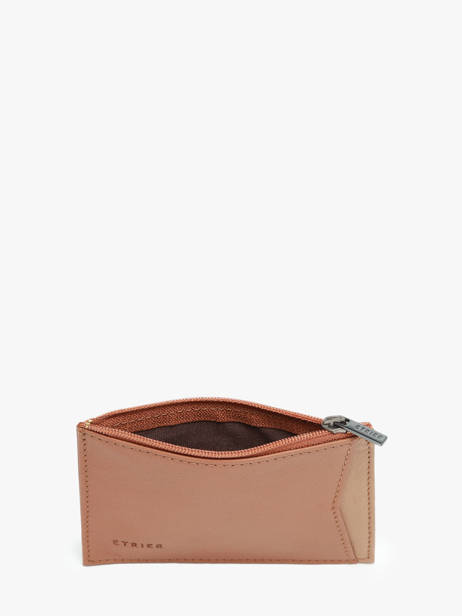 Card Holder With Coin Purse Cadence Leather Etrier Brown cadence ECAD5012 other view 1