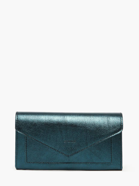 Wallet Etincelle Irisée Leather Etrier Green etincelle irisee EETI5008