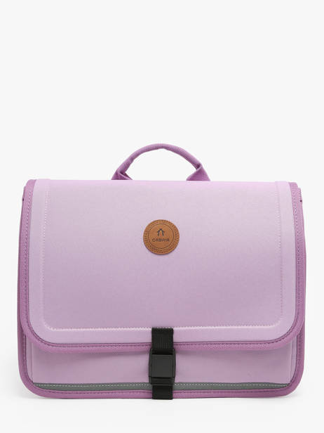 2-compartment Satchel Cabaia Violet school S