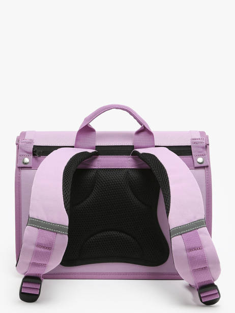 2-compartment Satchel Cabaia Violet school S other view 4