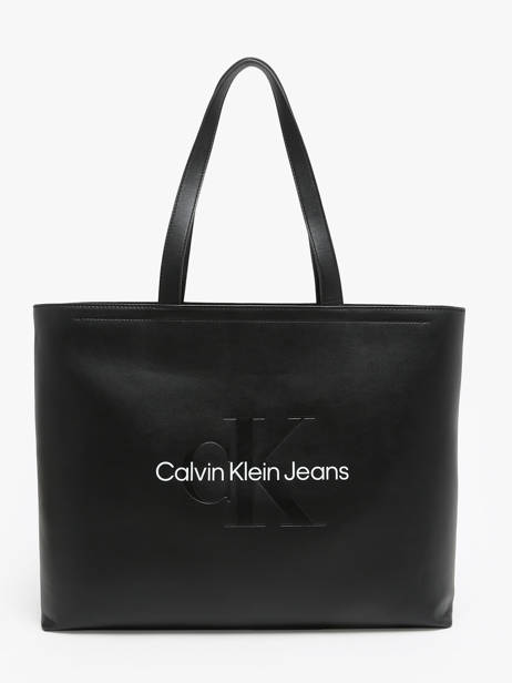 Cabas Sculpted Calvin klein jeans Noir sculpted K612222