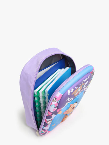 Mini Backpack Miniprix Violet animal 88 other view 3