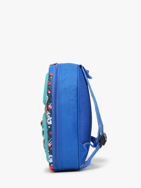 Mini Backpack Miniprix Blue animal 88 other view 2