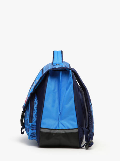 Cartable 2 Compartiments Snowball Bleu foot 46138 vue secondaire 2