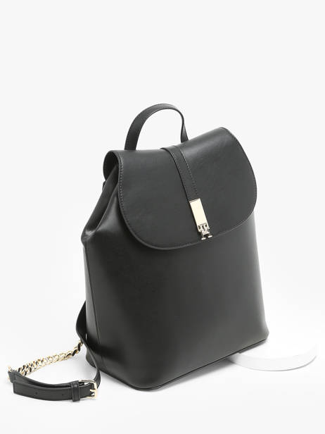 Sac à Dos Tommy hilfiger Noir heritage leathe AW16769 vue secondaire 2