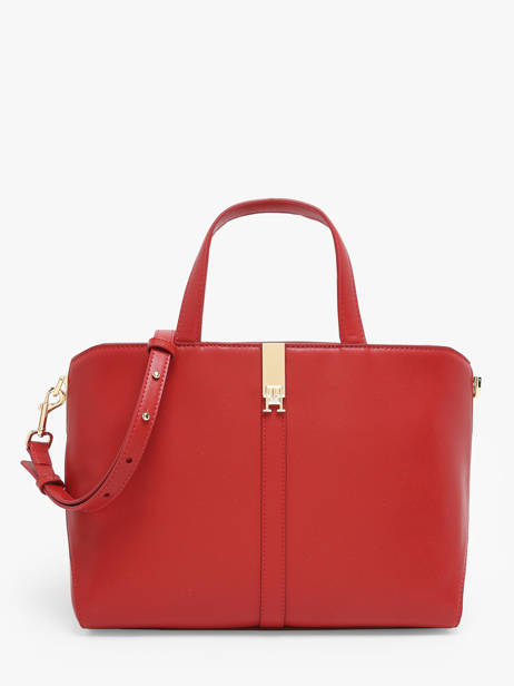 Sac Bandoulière Th Heritage Tote Tommy hilfiger Rouge th heritage tote AW16318