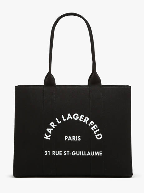 Shoulder Bag Rsg Cotton Karl lagerfeld Black rsg 245W3855