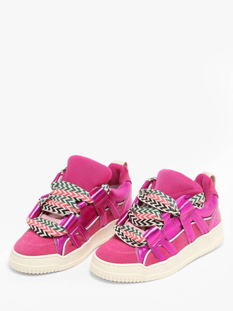 Sneakers Inna En Cuir Semerdjian Rose women INNA206 vue secondaire 2