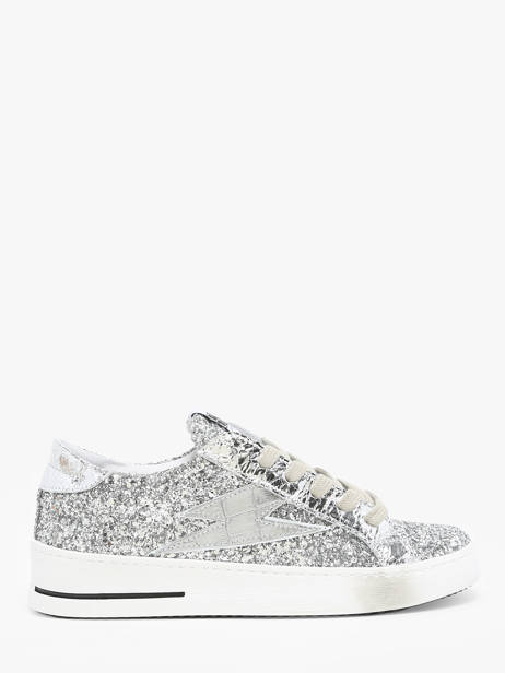 Sneakers Maya In Leather Semerdjian Silver women MAYA423