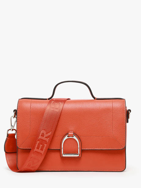 Medium Leather Altesse Crossbody Bag Etrier Orange altesse EALT048M