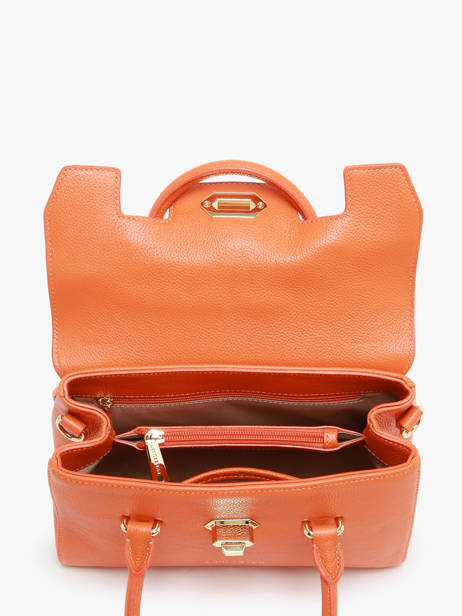 Shoulder Bag Milano Cosmos Leather Lancaster Orange milano cosmos 77 other view 3