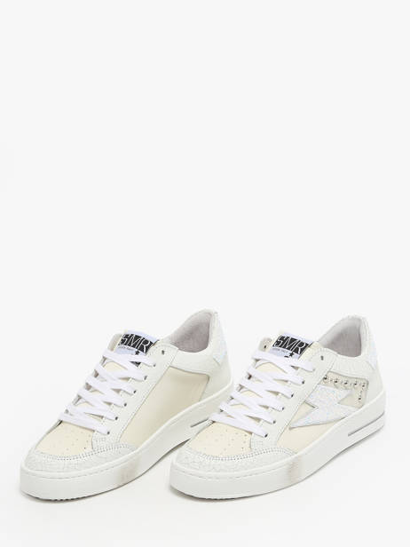 Sneakers En Cuir Semerdjian Blanc women NOUBA125 vue secondaire 2