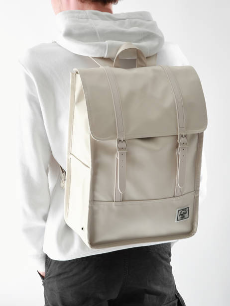 Sac Ã  Dos 1 Compartiment Herschel Beige weather resistant 10999 vue secondaire 1