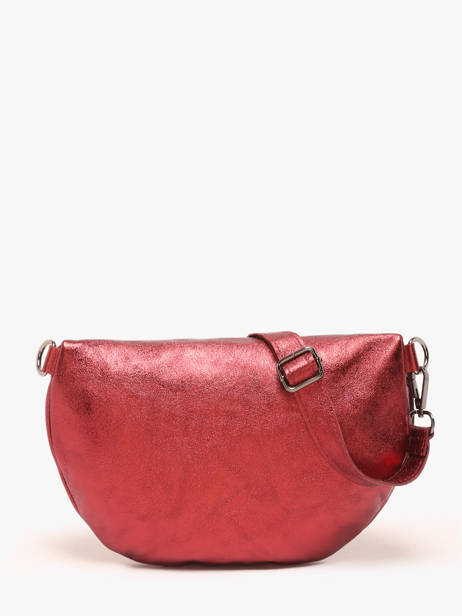 Sac Banane Nine Cuir Milano Rouge nine NI21123 vue secondaire 4